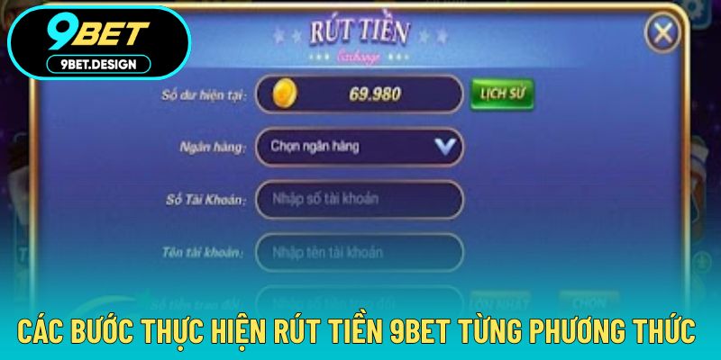 Rút Tiền 9BET - Nhận Thưởng Đơn Giản Với Độ Bảo Mật Cao 3 5 bước hướng dẫn chi tiết để hoàn tất rút tiền ngay